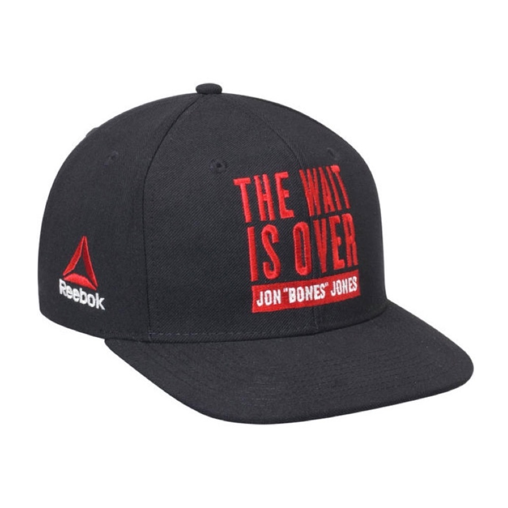 Jon "Bones" Jones UFC 200 Reebok Script Hat "The Wait is Over" Black Snapback